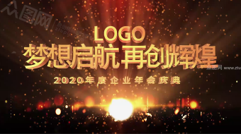 震撼金色倒计时爆炸冲击视频模板-众图网