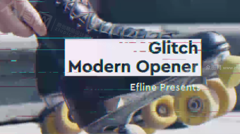 流行抖音风干扰视频片头-众图网