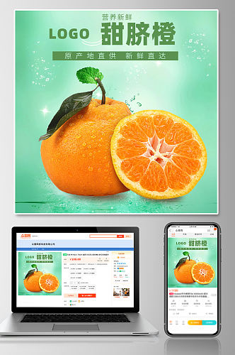 新鲜水果水果橙子橘子主图