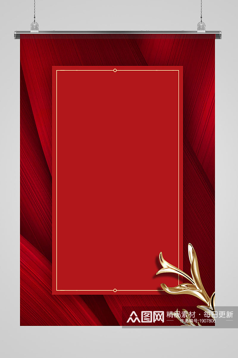 传统节日喜庆红色背景设计素材