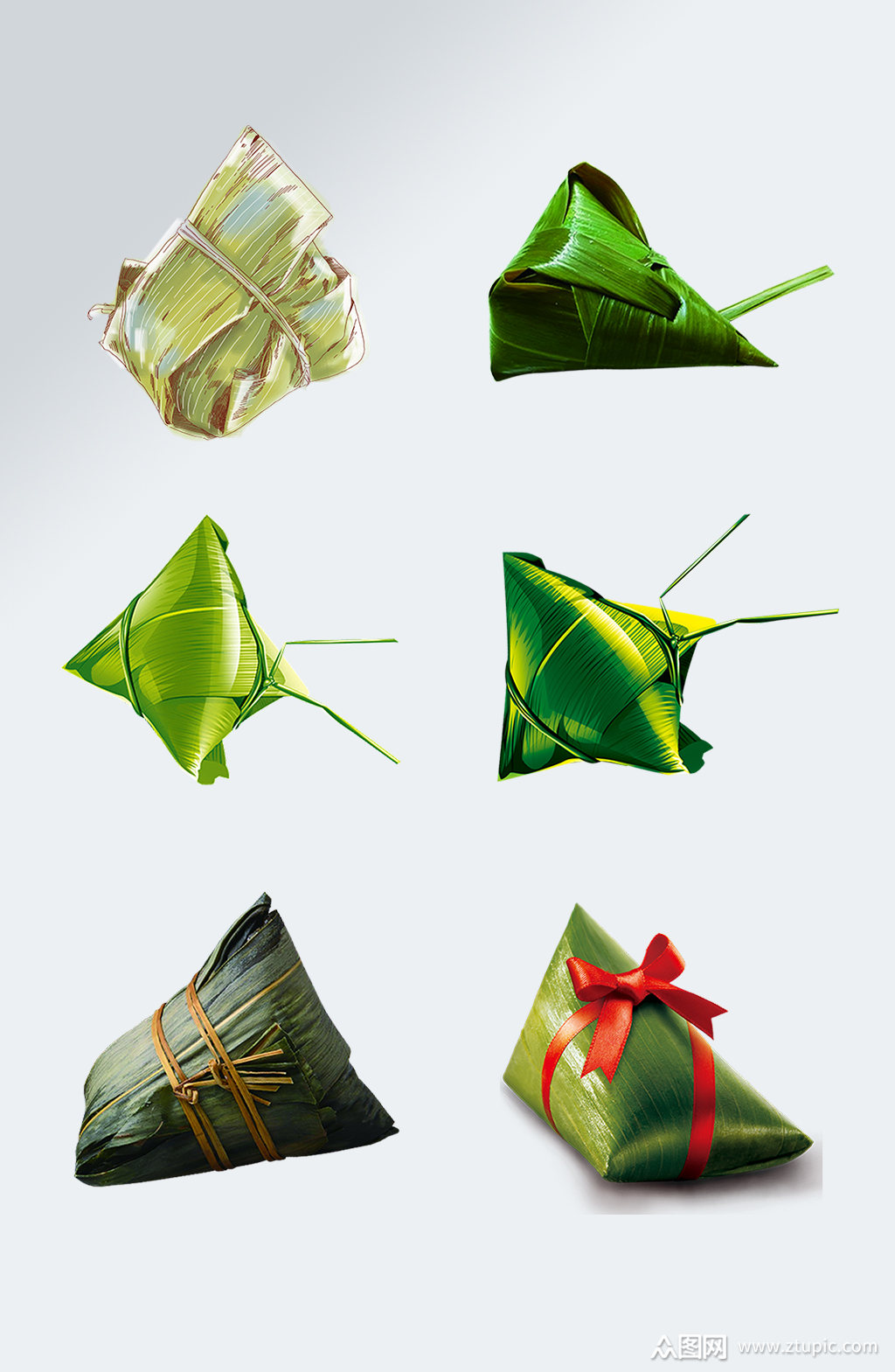 浓情端午粽子免抠素材模板下载-编号1941771-众图网