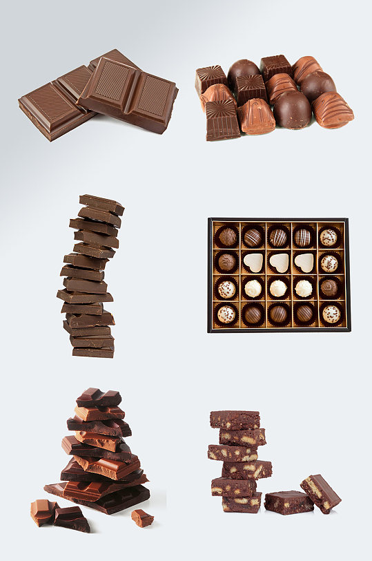 美味零食巧克力设计元素