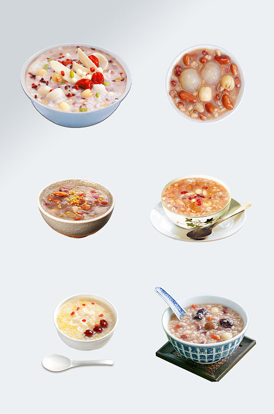 高清腊八粥营养粥素材