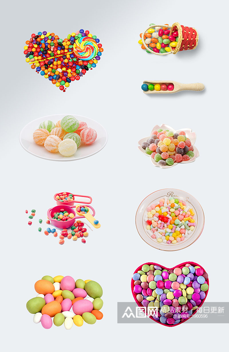 彩色棒棒糖糖果元素素材