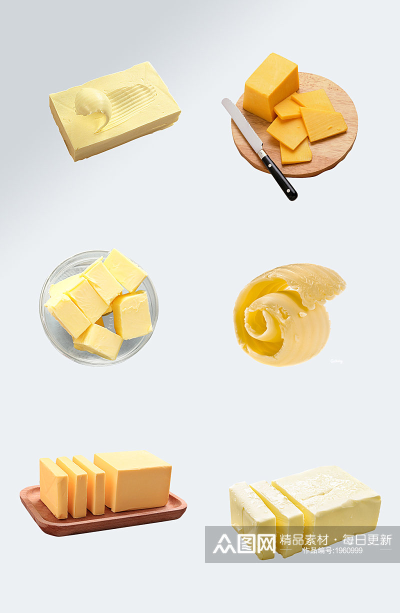 美味食品黄油奶酪免扣素材素材