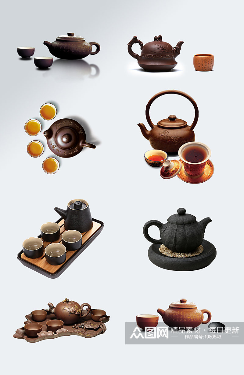 茶壶茶具茶文化素材素材