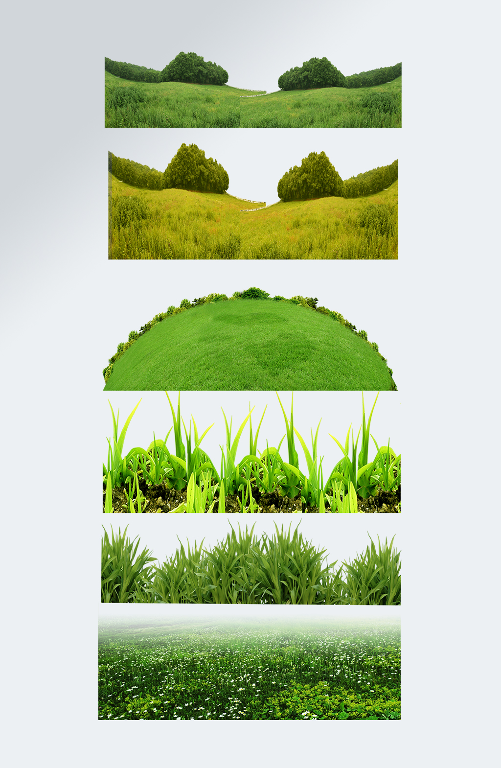 绿色草坪草地设计素材