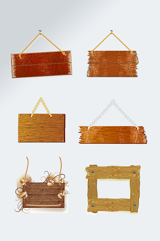 公园挂牌指示牌素材