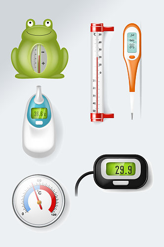 温度计体温计医用素材