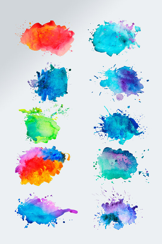 彩色泼墨图片-彩色泼墨素材下载-众图网