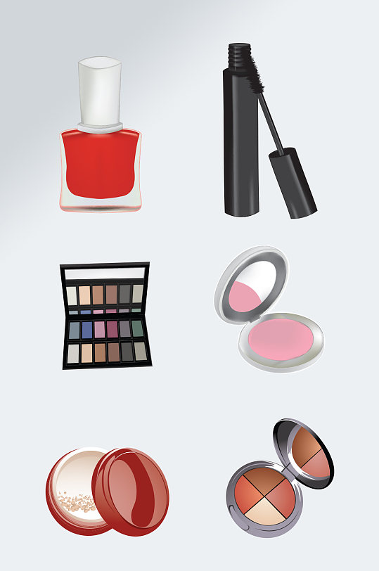 美妆化妆品免抠小元素