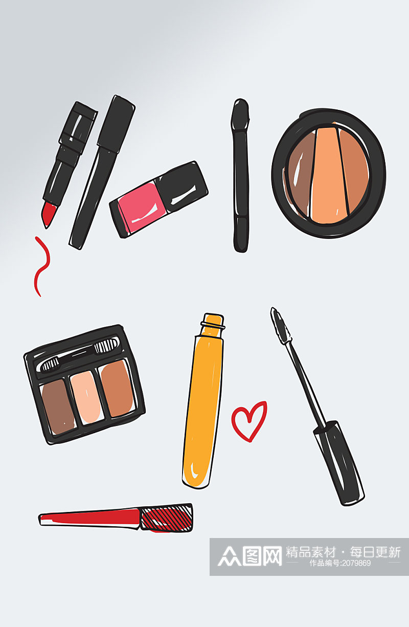 化妆品美妆免抠素材素材