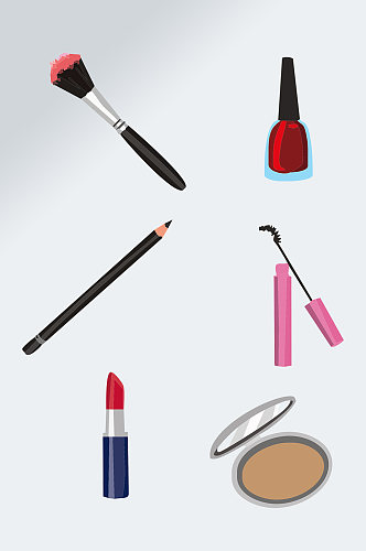 美妆化妆工具素材