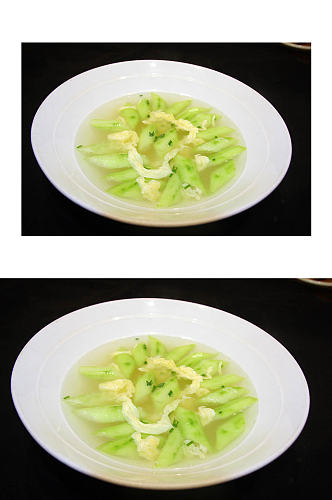 丝瓜汤美食摄影图片
