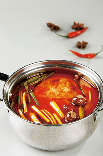 小番茄锅美食摄影图片