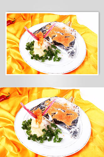 彩盐串烧鸡心串美食摄影图片