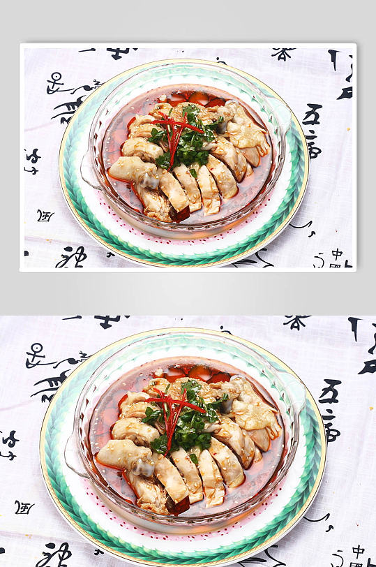 川香口水鸡美食摄影图片