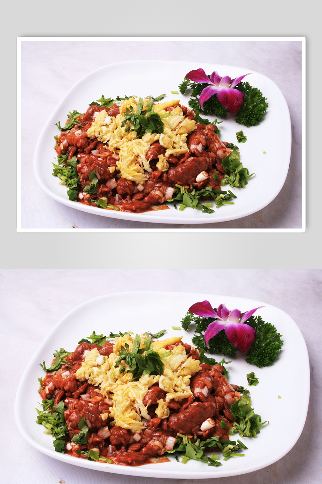 醋溜木须肉美食摄影图片素材