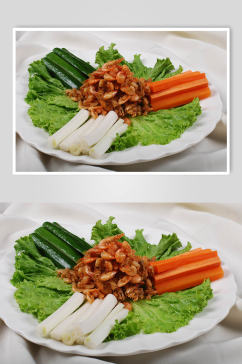 丰收河虾美食摄影图片