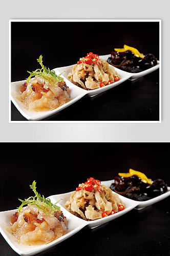 杭州脆三鲜美食摄影图片
