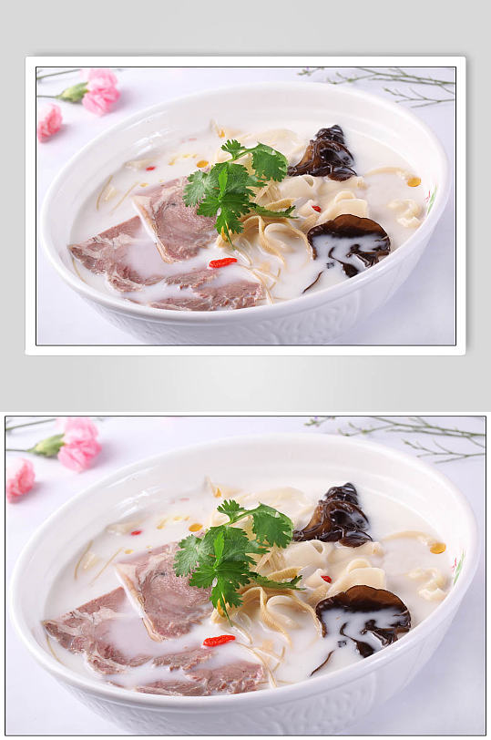 河南烩面美食摄影图片