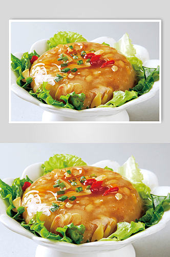 黄豆猪手冻美食摄影图片