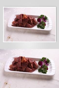 酱香牛肉块美食摄影图片