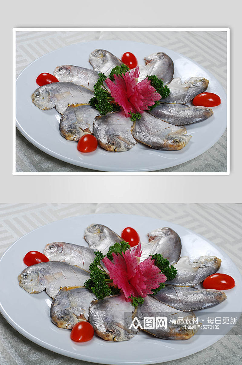 烤晶鱼美食摄影图片素材