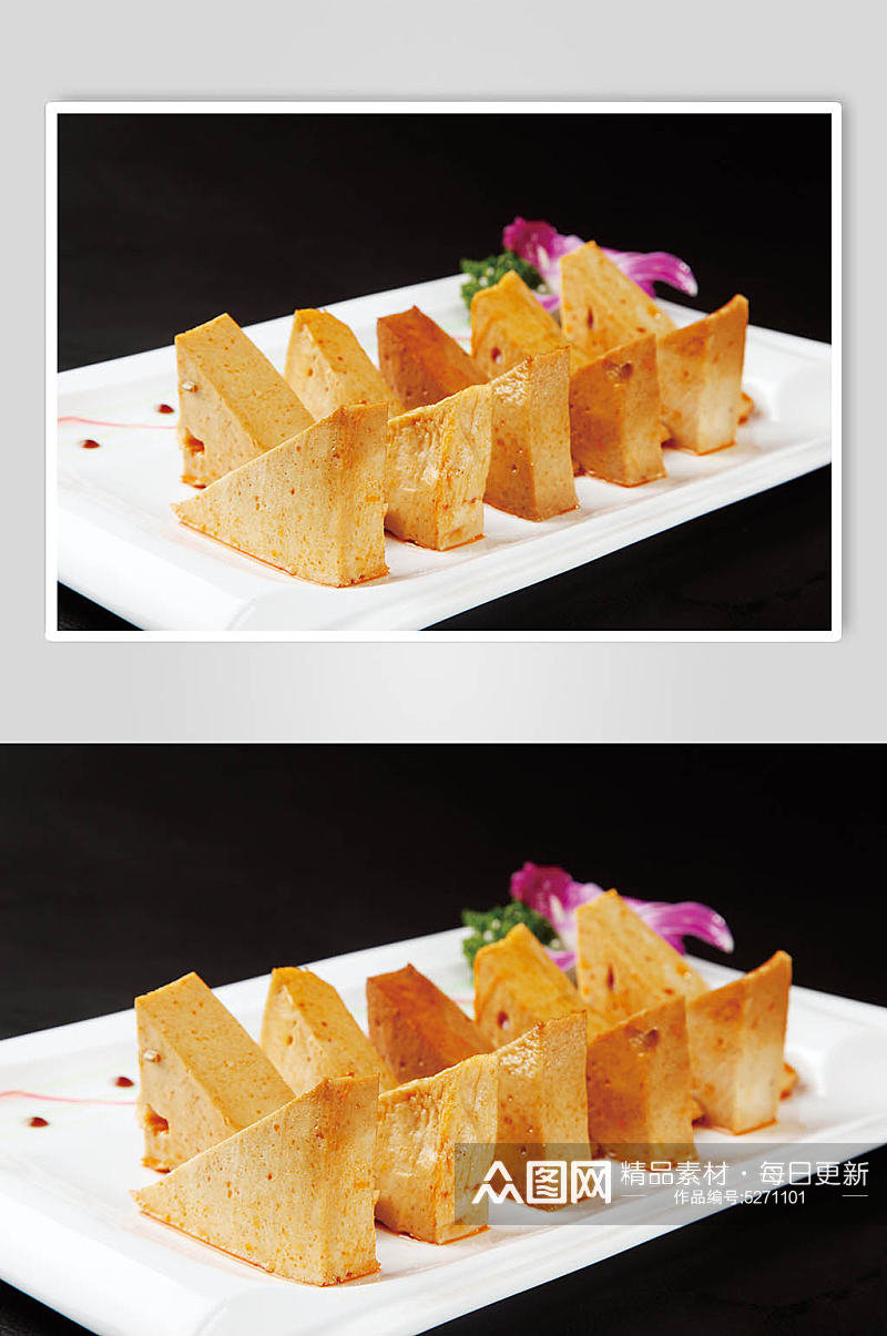 卤神豆腐美食摄影图片素材