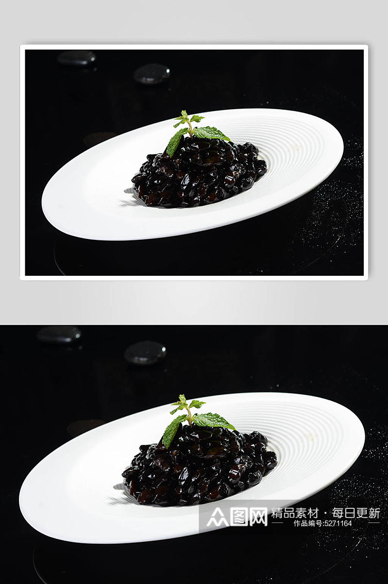 卤香黑花生美食摄影图片素材