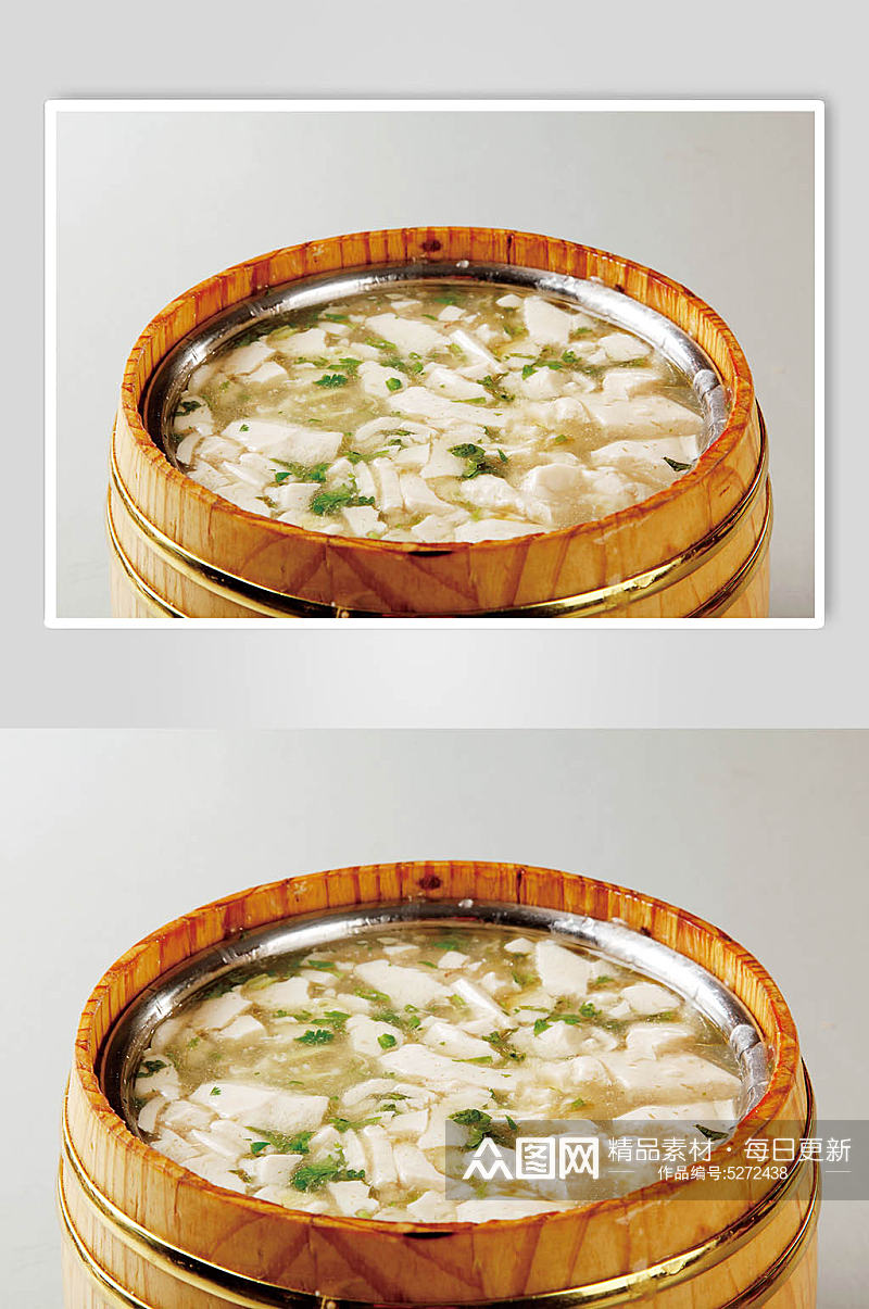 平桥豆腐美食摄影图片素材