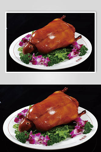 全聚德烤鸭美食摄影图片