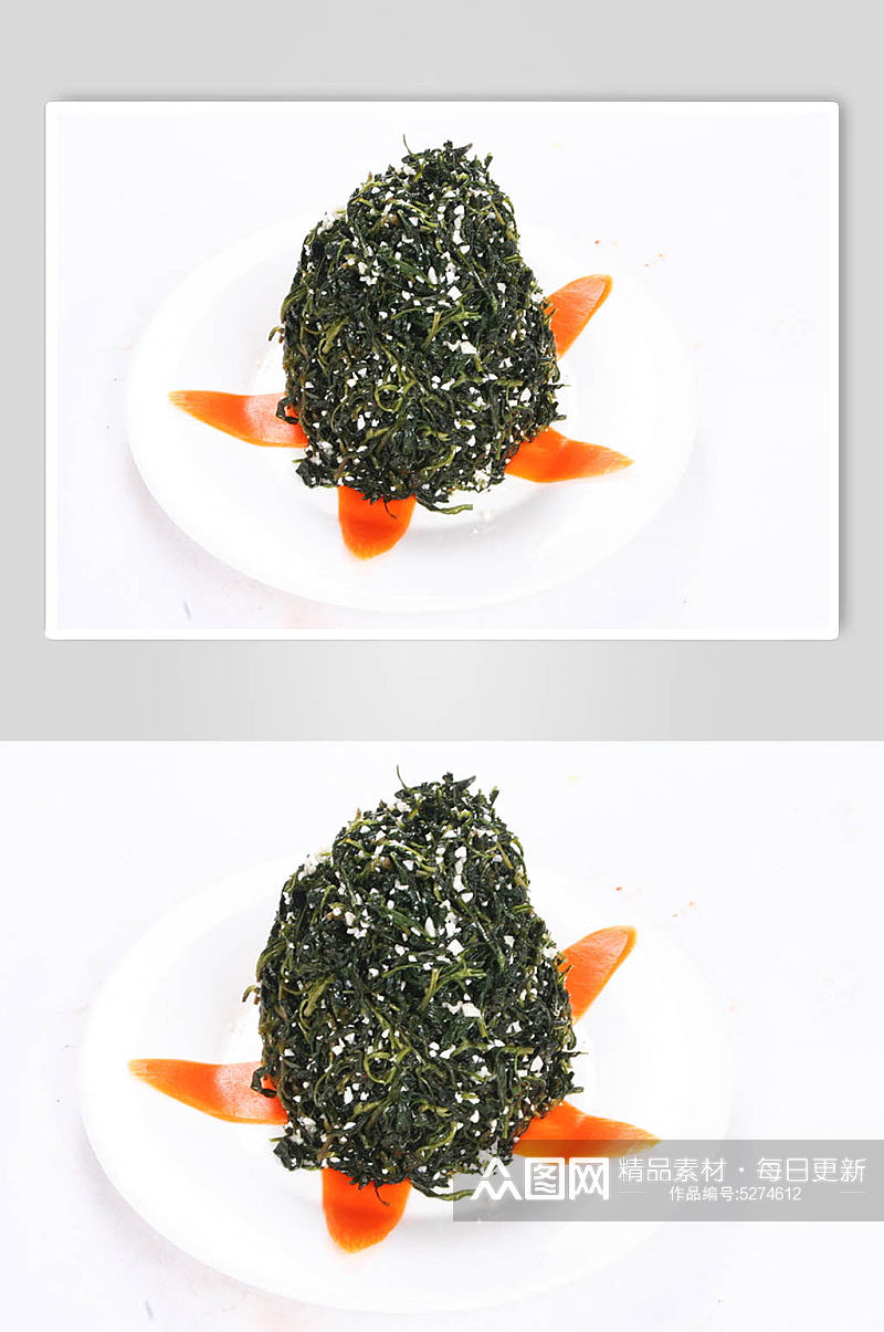 香麻马兰头美食摄影图片素材