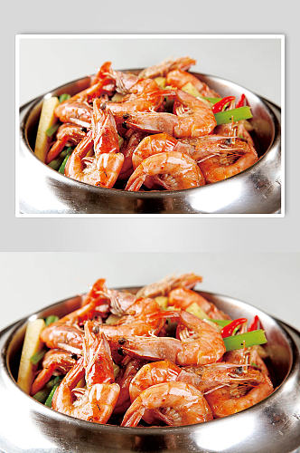 湘潭口味虾美食摄影图片
