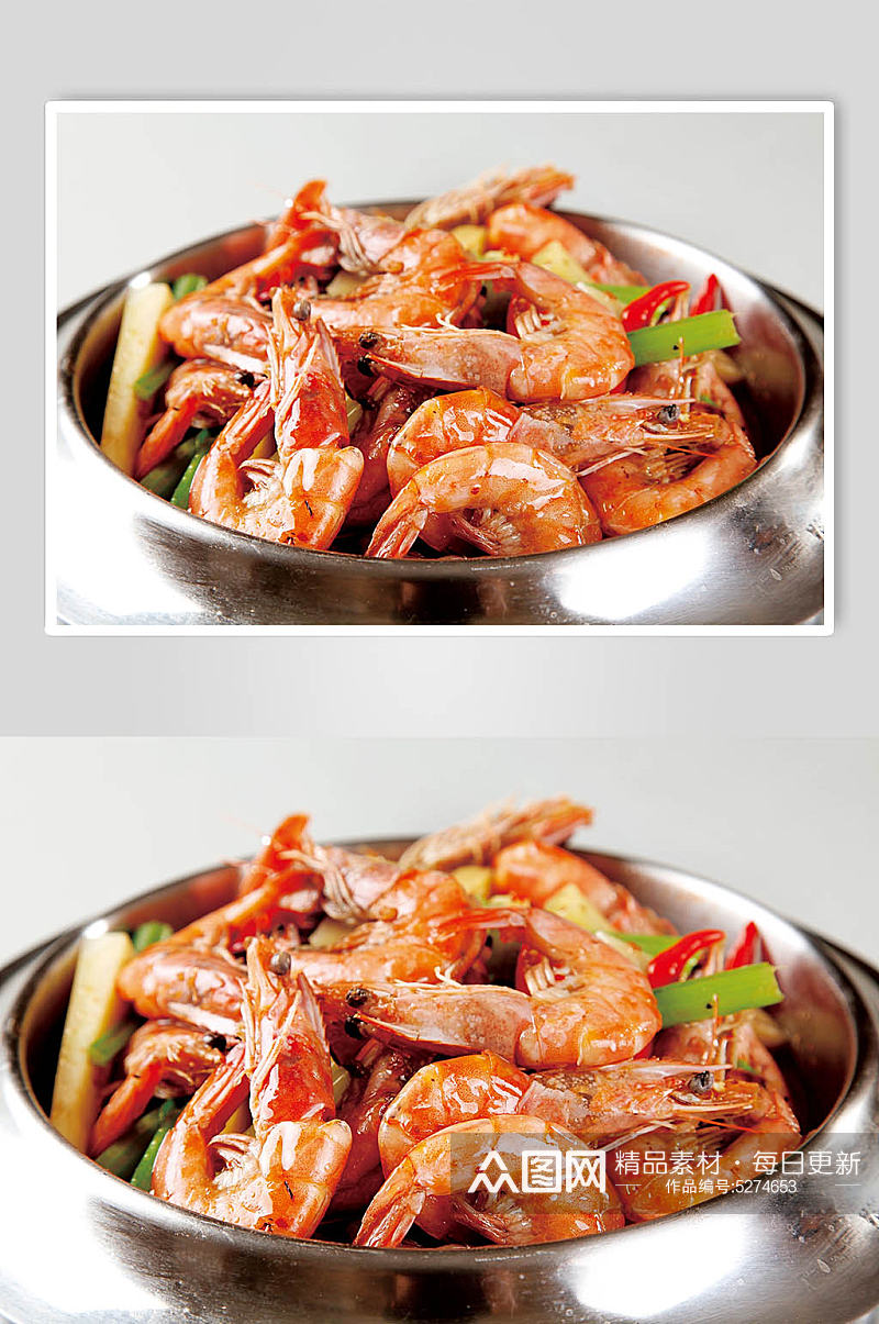 湘潭口味虾美食摄影图片素材