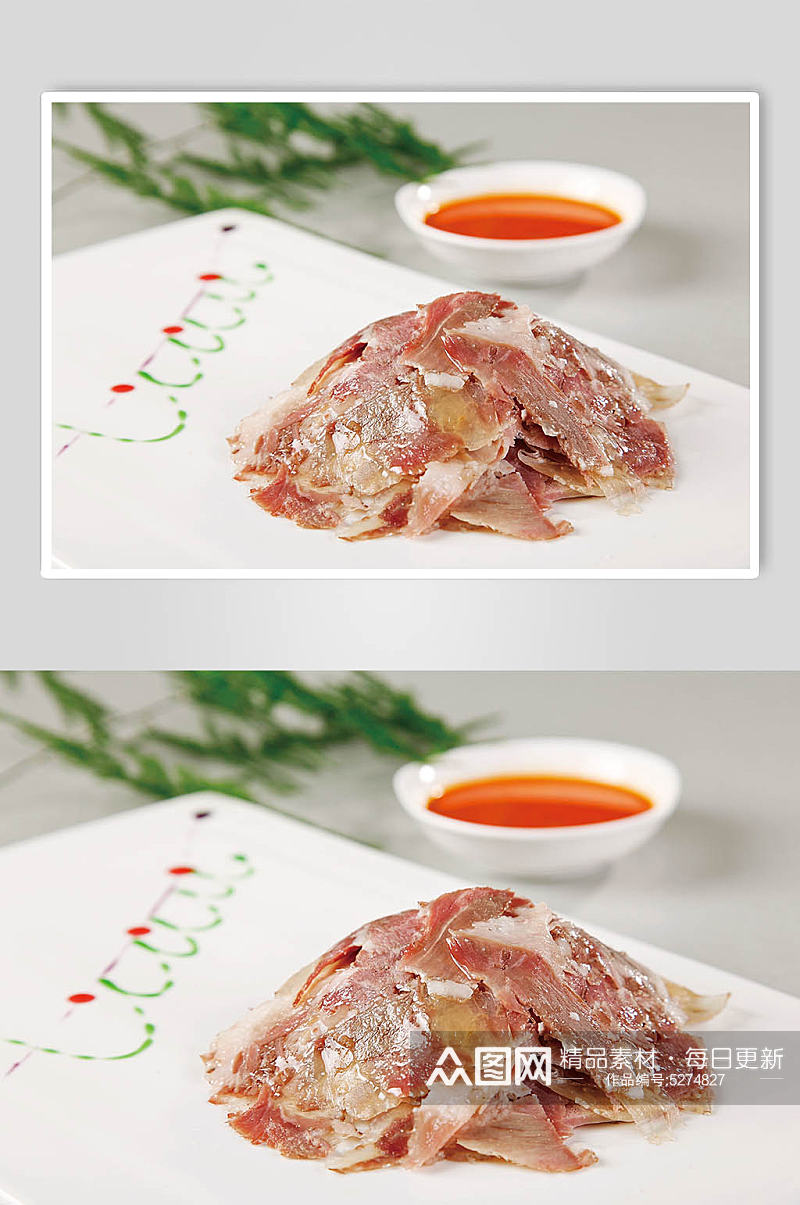 新派压板羊肉美食摄影图片素材