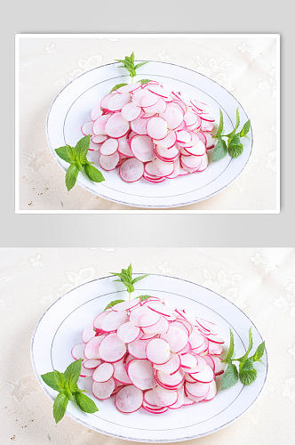 水晶小萝卜美食摄影图片