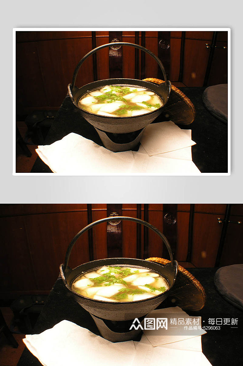 清汤火锅美食摄影图片素材