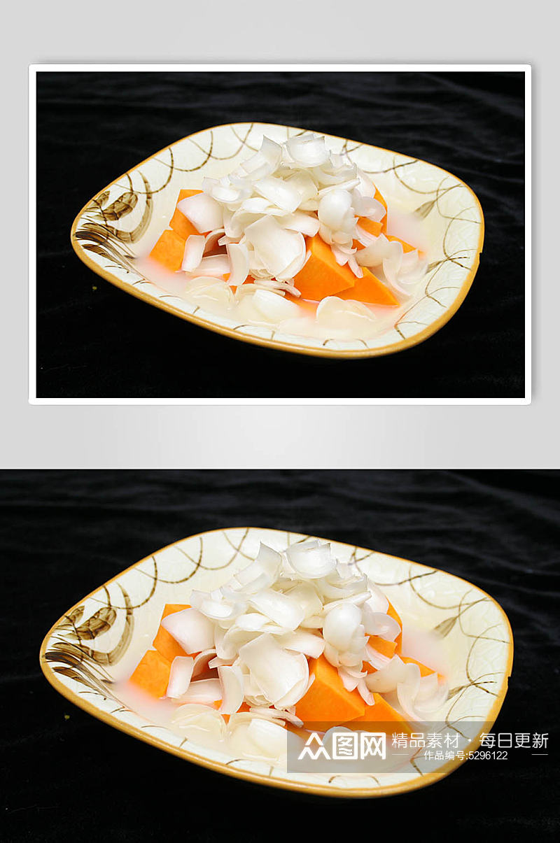 南瓜糕美食摄影图片素材