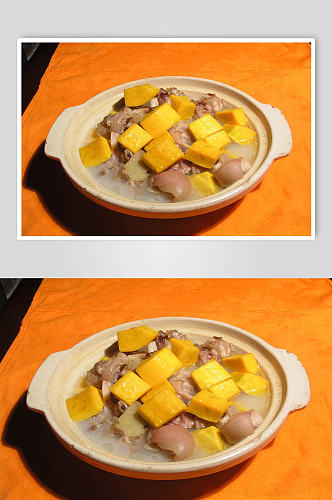 南瓜汤美食摄影图片