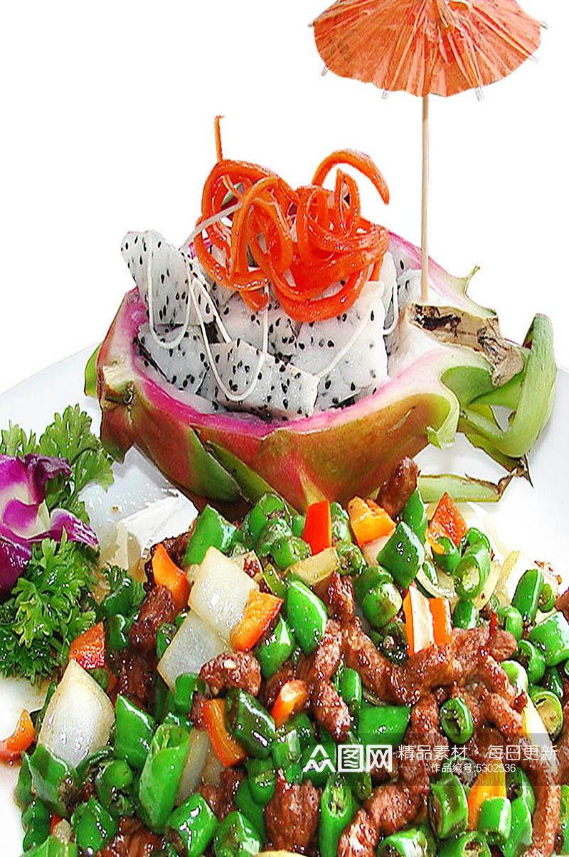青椒炒肉菜品摄影图片素材