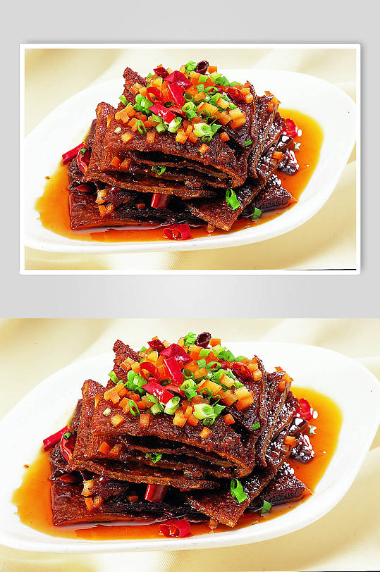 豆腐干菜品摄影图片