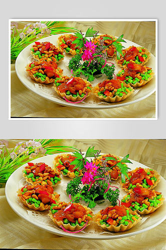 豆角炒肉美食摄影图片