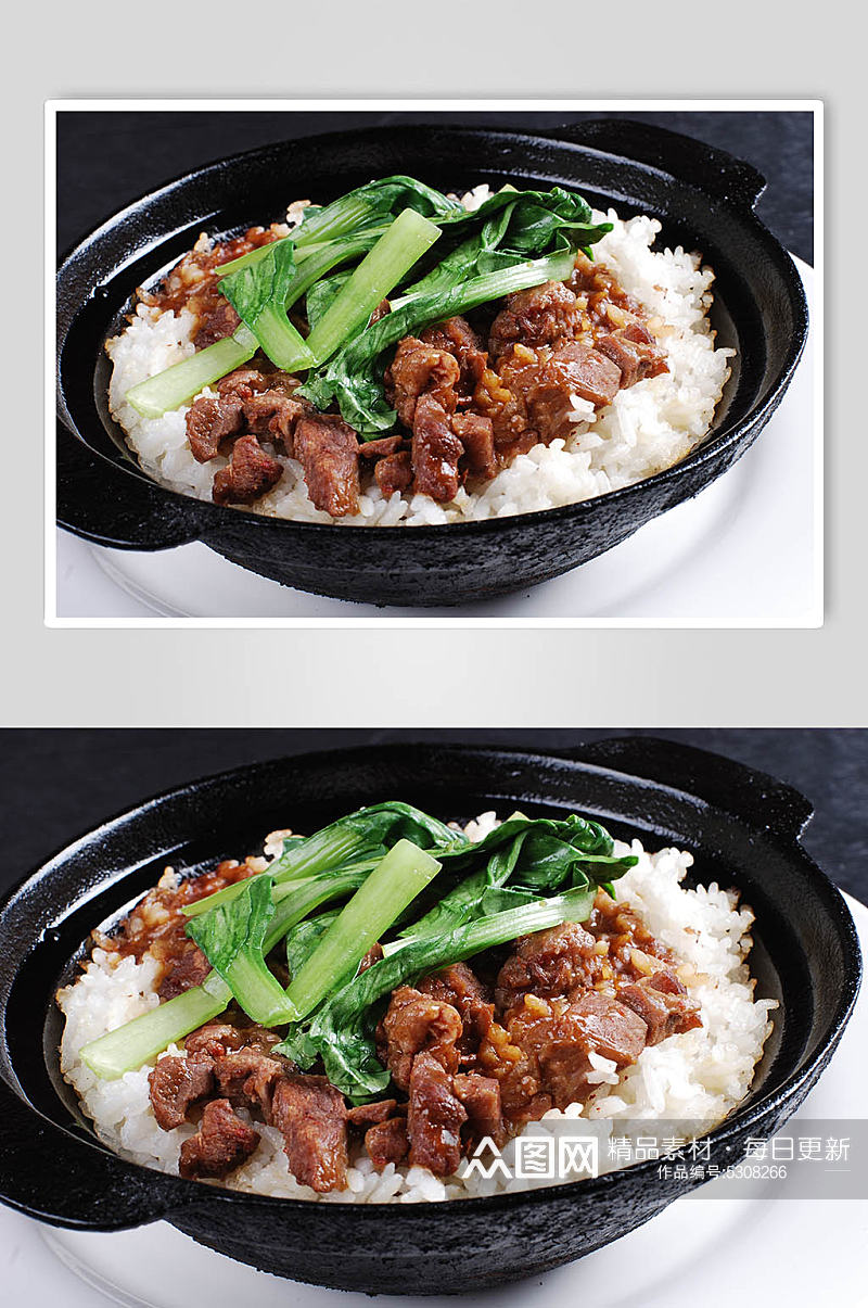 砂锅饭美食摄影图片素材