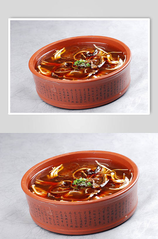红油豆腐丝美食摄影图片