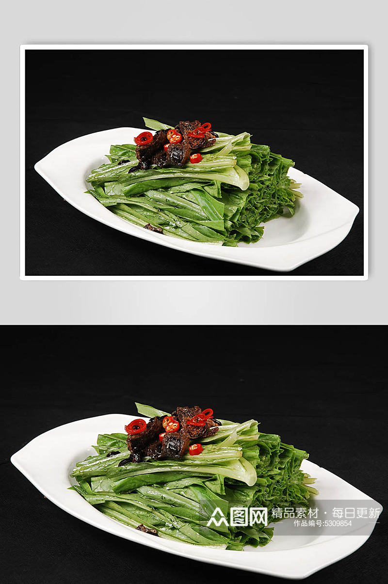 炒时蔬美食摄影图片素材