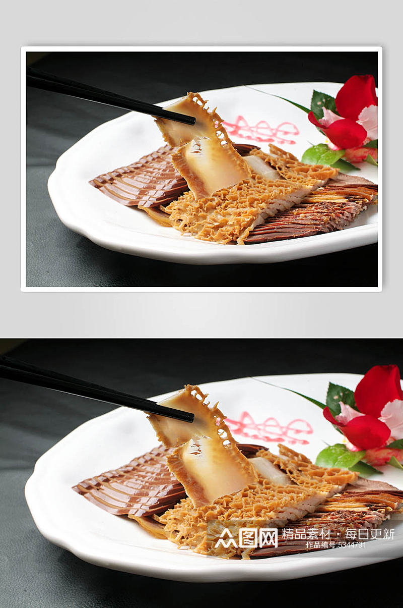 卤肉拼盘美食摄影图片素材