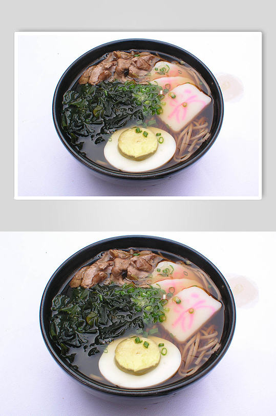 日式拉面美食摄影图片