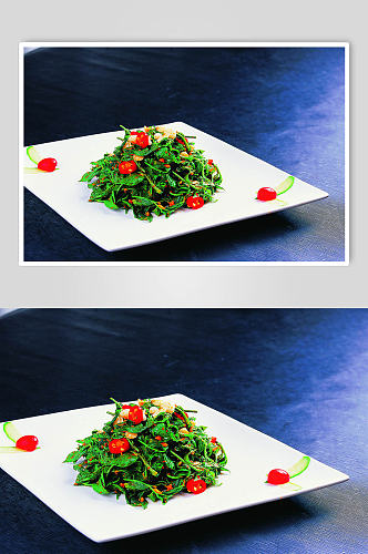 炒青菜美食摄影图片