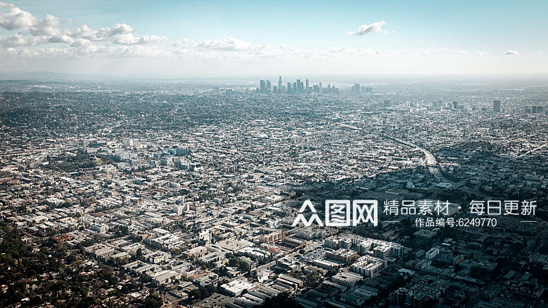高清繁华美国洛杉机都市图片素材